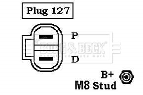 Borg & Beck - ALTERNATOR - BBA2190 - Fits: Mazda 323, Demio