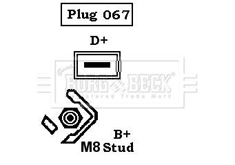 Borg & Beck - ALTERNATOR - BBA2205 - Fits: Volvo S70, S80, V40