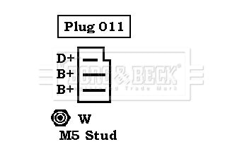 Borg & Beck - ALTERNATOR - BBA2210 - Fits: Ford Escort, Fiesta, Sierra