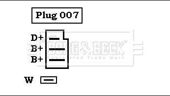 Borg & Beck - ALTERNATOR - BBA2222 - Fits: Ford Escort, Fiesta, Sierra