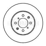 Borg & Beck - BRAKE DISC PAIR - BBD4081 - Fits: Rover,MG,Honda Civic 92-