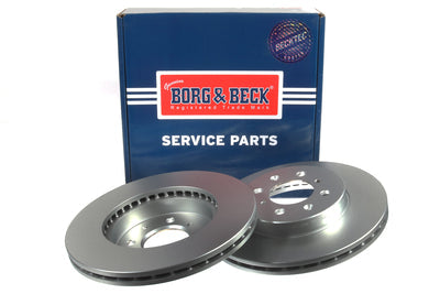 Borg & Beck - BRAKE DISC PAIR - BBD4081 - Fits: Rover,MG,Honda Civic 92-