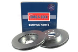Borg & Beck - BRAKE DISC PAIR - BBD4081 - Fits: Rover,MG,Honda Civic 92-