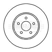 Borg & Beck - BRAKE DISC PAIR - BBD4238 - Fits: Ford Mondeo.jag/daimler. 00-