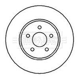 Borg & Beck - BRAKE DISC PAIR - BBD4238 - Fits: Ford Mondeo.jag/daimler. 00-