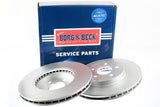 Borg & Beck - BRAKE DISC PAIR - BBD4238 - Fits: Ford Mondeo.jag/daimler. 00-