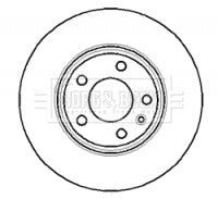 Borg & Beck - BRAKE DISC PAIR - BBD4297 - Fits: GM, Nissan, Renault Vans 01-