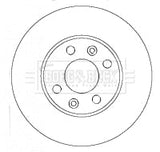 Borg & Beck - BRAKE DISC PAIR - BBD4434 - Fits: Nissan Micra 03-