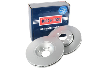 Borg & Beck - BRAKE DISC PAIR - BBD4434 - Fits: Nissan Micra 03-
