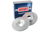 Borg & Beck - BRAKE DISC PAIR - BBD4434 - Fits: Nissan Micra 03-