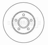 Borg & Beck - BRAKE DISC PAIR - BBD4451 - Fits: Volvo S40/V50 2004-