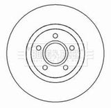 Borg & Beck - BRAKE DISC PAIR - BBD4452 - Fits: Ford Focus II 2004-