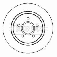 Borg & Beck - BRAKE DISC PAIR - BBD4453 - Fits: Ford Focus II 2004-