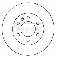 Borg & Beck - BRAKE DISC PAIR - BBD4570 - Fits: Merc Sprinter 209-518  06-