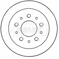 Borg & Beck - BRAKE DISC PAIR - BBD4609 - Fits: Peugeot Boxer 06-