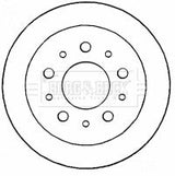 Borg & Beck - BRAKE DISC PAIR - BBD4609 - Fits: Peugeot Boxer 06-