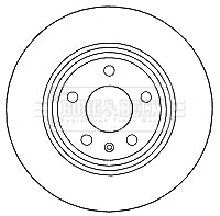 Borg & Beck - BRAKE DISC PAIR - BBD4635 - Fits: Audi A4 / A5 07-