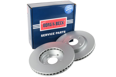 Borg & Beck - BRAKE DISC PAIR - BBD4657 - Fits: Nissan Qashqai 07 -