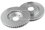 Borg & Beck - BRAKE DISC PAIR - BBD4657 - Fits: Nissan Qashqai 07 -