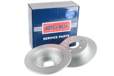 Borg & Beck - BRAKE DISC PAIR - BBD4670 - Fits: Nissan Qashqai 07-