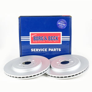 Borg & Beck - BRAKE DISC PAIR - BBD4695 - Fits: Rover MG TF,ZT-T 01 - 05