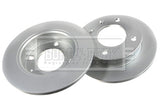 Borg & Beck - BRAKE DISC PAIR - BBD4749 - Fits: Ford Fiesta (exc.XR2) 76-91