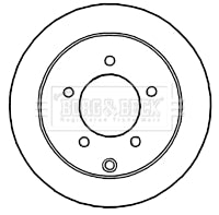 Borg & Beck - BRAKE DISC PAIR - BBD4753 - Fits: Mitsubishi Lancer 08-