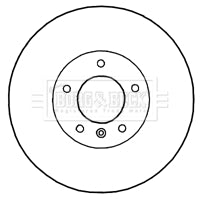 Borg & Beck - BRAKE DISC PAIR - BBD4782 - Fits: BMW 3 Series (E90,E91) 05-