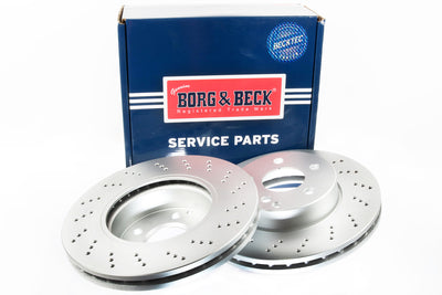 Borg & Beck - BRAKE DISC PAIR - BBD4800 - Fits: Mercedes C Class (W204) 07-