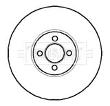 Borg & Beck - BRAKE DISC PAIR - BBD4874 - Fits: Ford Capri 2.8i