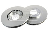 Borg & Beck - BRAKE DISC PAIR - BBD4874 - Fits: Ford Capri 2.8i