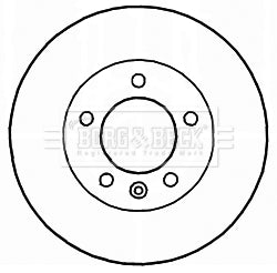Borg & Beck - BRAKE DISC PAIR - BBD5164 - Fits: Renault Master 2.3 dCi 01/10-