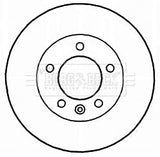 Borg & Beck - BRAKE DISC PAIR - BBD5164 - Fits: Renault Master 2.3 dCi 01/10-