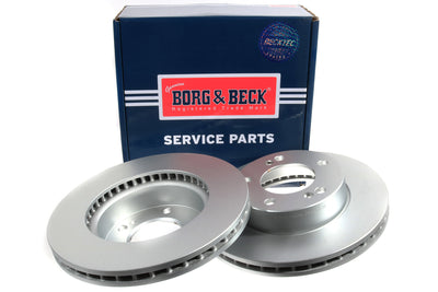 Borg & Beck - BRAKE DISC PAIR - BBD5189 - Fits: Ssangyong Rodius 2.7XDi 05/05-