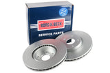 Borg & Beck - BRAKE DISC PAIR - BBD5218 - Fits: Ford Mondeo, Galaxy, S-Max 07-