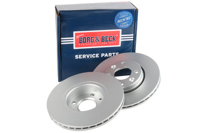 Borg & Beck - BRAKE DISC PAIR - BBD5226 - Fits: Renault Kangoo SWB 02/08-