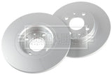 Borg & Beck - BRAKE DISC PAIR - BBD5242 - Fits: Fiat 500 0.9 09/09-
