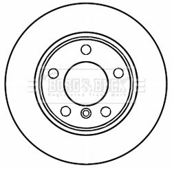 Borg & Beck - BRAKE DISC PAIR - BBD5263 - Fits: BMW 1 Ser.(F20,321) 09/11-