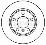 Borg & Beck - BRAKE DISC PAIR - BBD5263 - Fits: BMW 1 Ser.(F20,321) 09/11-