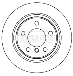 Borg & Beck - BRAKE DISC PAIR - BBD5265 - Fits: BMW 1 Ser(F20,21) 11/10-
