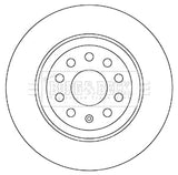 Borg & Beck - BRAKE DISC PAIR - BBD5331 - Fits: VW Golf VII (5G1) 11/12-