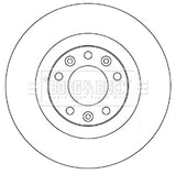 Borg & Beck - BRAKE DISC PAIR - BBD5356 - Fits: Citroen C4 Picasso II 02/13-