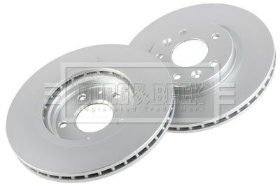 Borg & Beck - BRAKE DISC PAIR - BBD5363 - Fits: Nissan Qashqai 02/14-