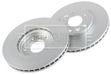 Borg & Beck - BRAKE DISC PAIR - BBD5363 - Fits: Nissan Qashqai 02/14-