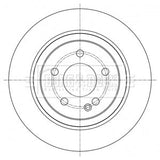 Borg & Beck - BRAKE DISC PAIR - BBD5387 - Fits: Mercedes Vito (W447) 10/14-