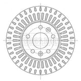 Borg & Beck - BRAKE DISC PAIR - BBD5391 - Fits: Renault TraficIII 1.6dCi 5/14-