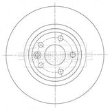 Borg & Beck - BRAKE DISC PAIR - BBD5442 - Fits: L'rover Discovery Sport 12/14-