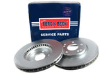 Borg & Beck - BRAKE DISC PAIR - BBD5447 - Fits: Ssangyong Korando 2.0e XDi 10-