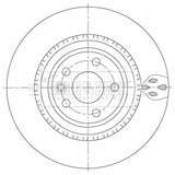 Borg & Beck - BRAKE DISC PAIR - BBD5471 - Fits: Jaguar F-PACE 2.0D, 3.0 09/15-