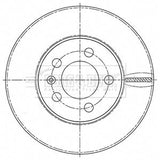 Borg & Beck - BRAKE DISC PAIR - BBD5524 - Fits: Arona, Polo (1ZG) 07/17-